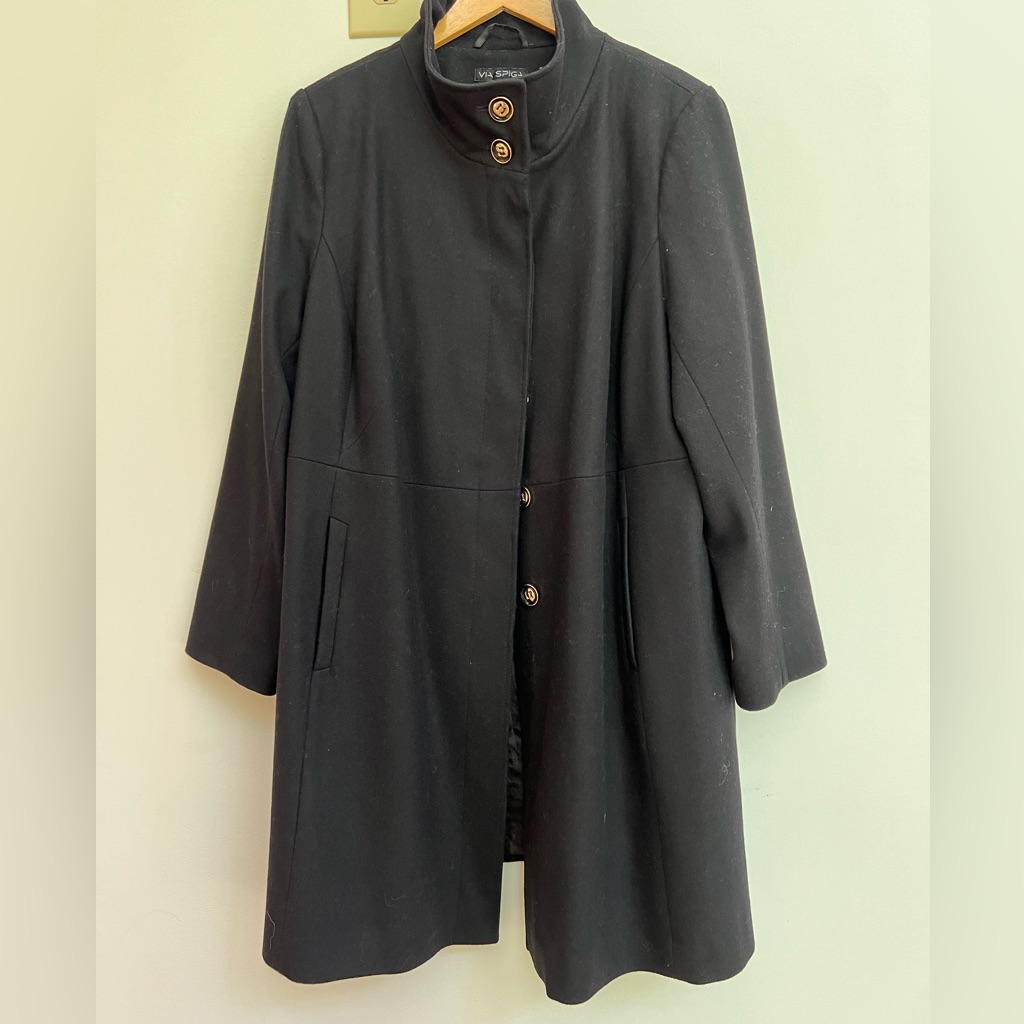 Via Spiga Women’s Wool Blend Coat Size 20w